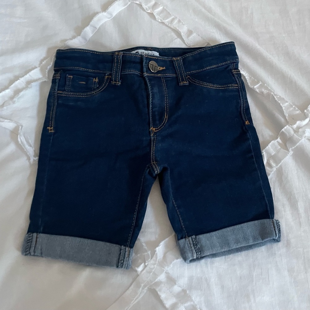 Tractr Dark Blue Kids Denim Shorts